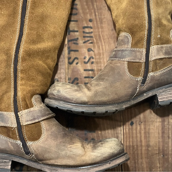 Bos & Co naturally distressed leather riding boots - Picture 6 of 8